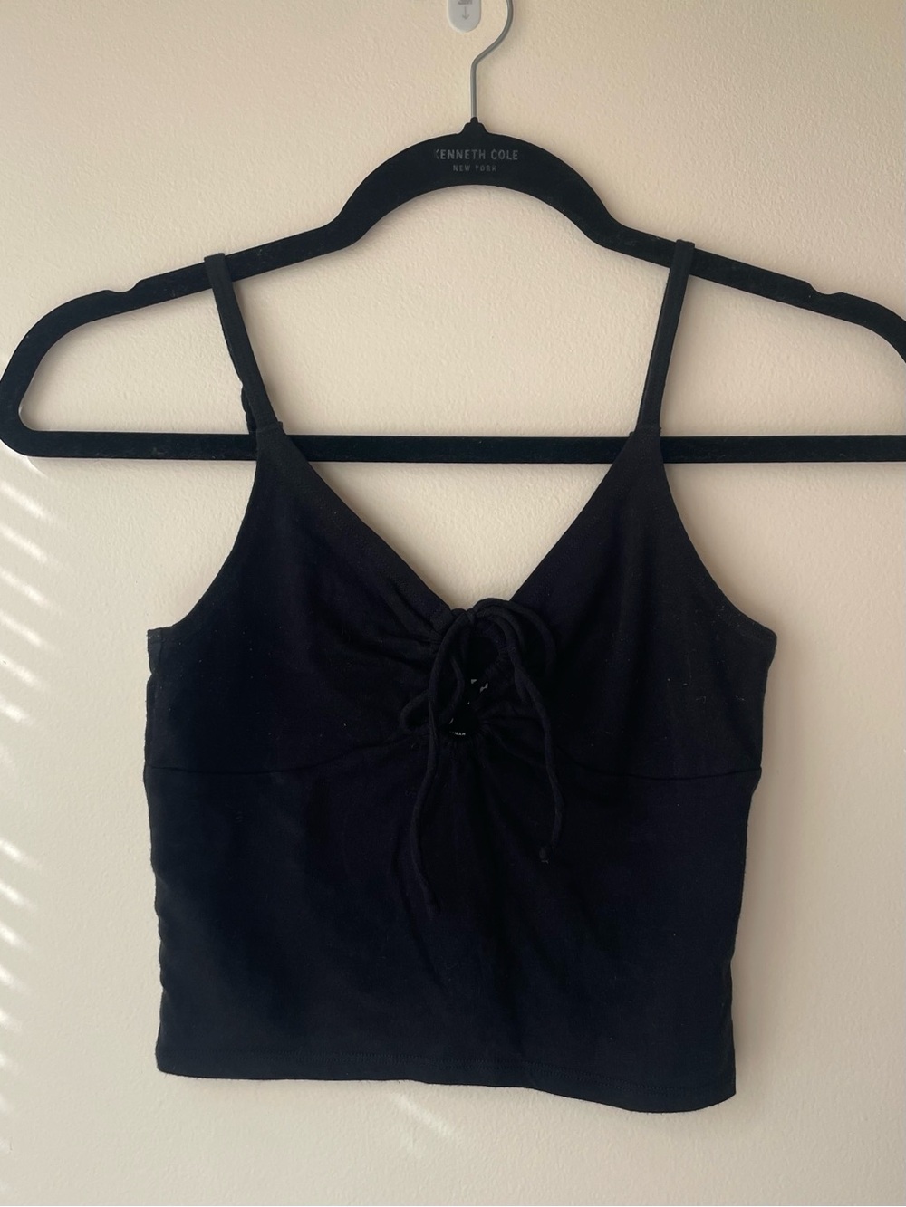 Hollister Black Lace-Up Spaghetti Strap Cami